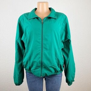 Vintage Style Forest Green Lightweight Jacket